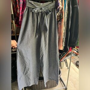 Striped linen trousers size XS